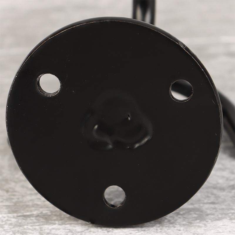 4 шт. Черный нержавеющая сталь верхний крючок настенный мешок потолочный вентилятор лампа крышный вентилятор U-образные крючки