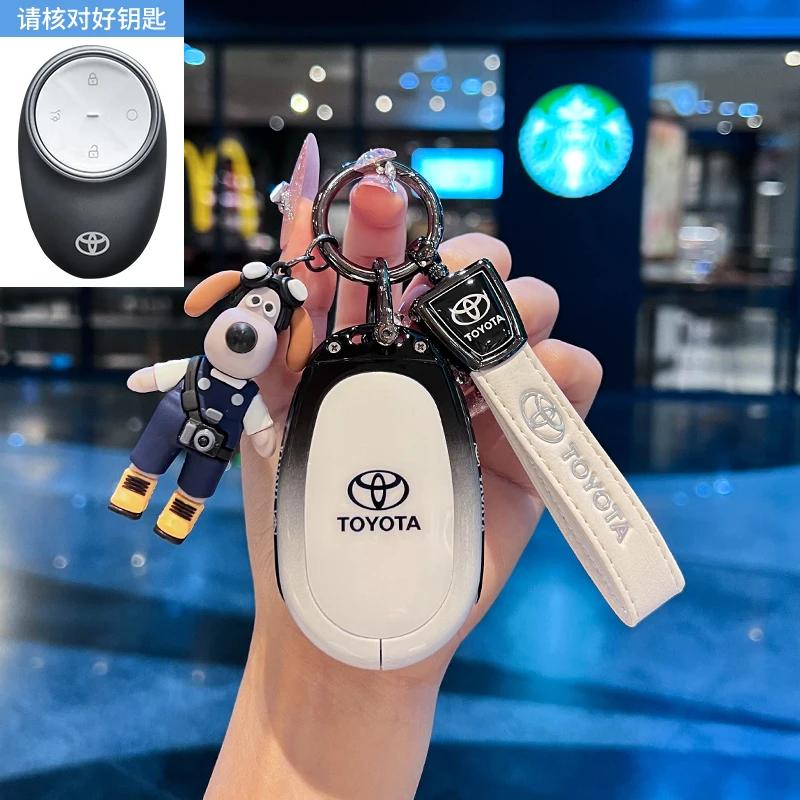 4 Buttons Car Key Case Cover Shell Fob for Toyota bZ3X Bózhì 3X Platinum 3X 2025 Air_Pro_max Car Interior Keychain Accessories