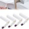 4 шт. зажимы для держателя простыни с пряжкой, тугой, простой в установке замок с полосой