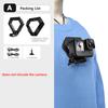 Magnetic Suction Support for DJI Action 4 Gopro 11 Insta360 X3 Strong Magnet Adsorption Chest Bracket Take First Person Bracket