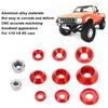1/10 1/8 Scale RC Screw Washer Kit Aluminum Alloy Flat Washer Set Round Head Gasket  For RC Cars