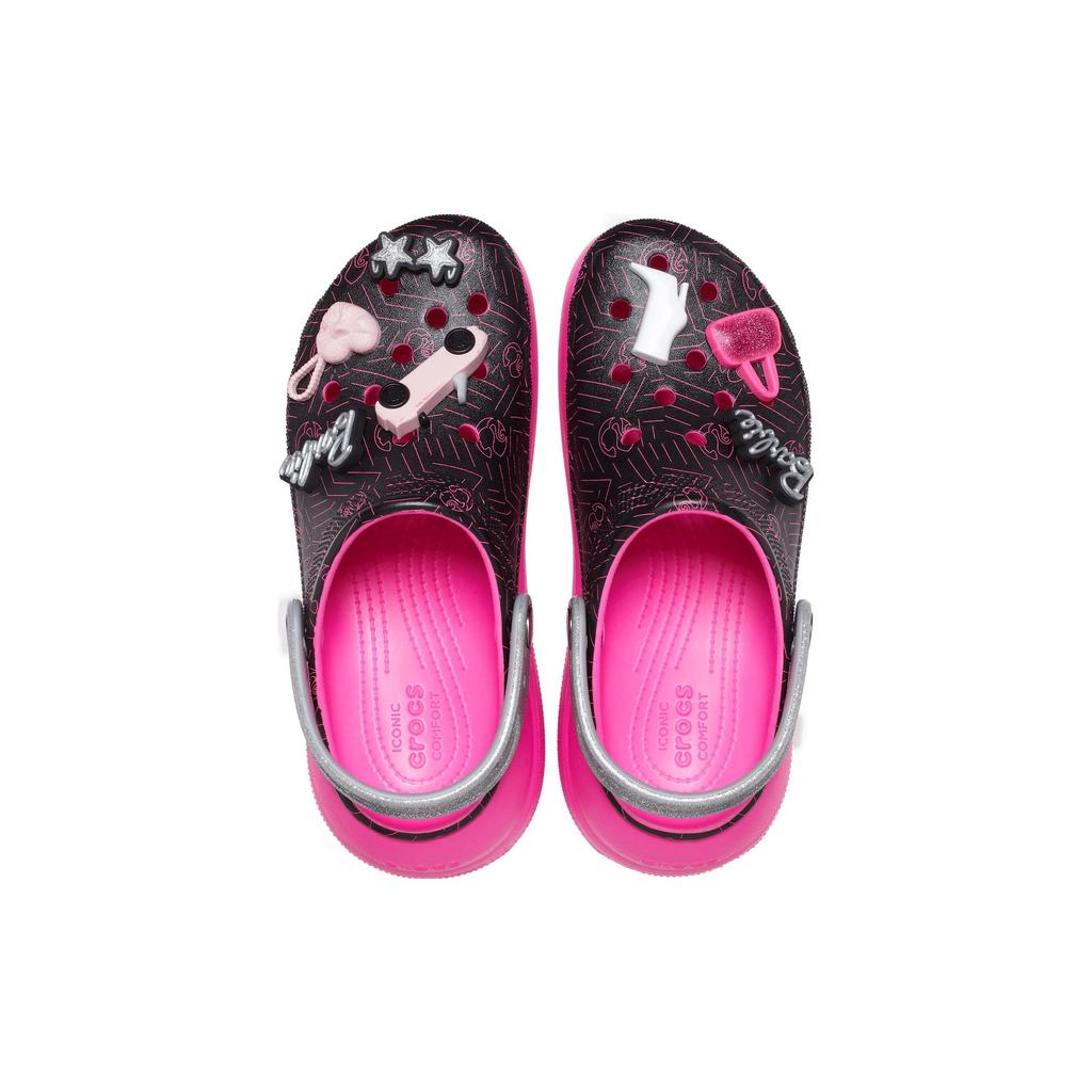Barbie x Crocs Crush Clog Черный Розовый Мужские Кроссовки 208819-001
