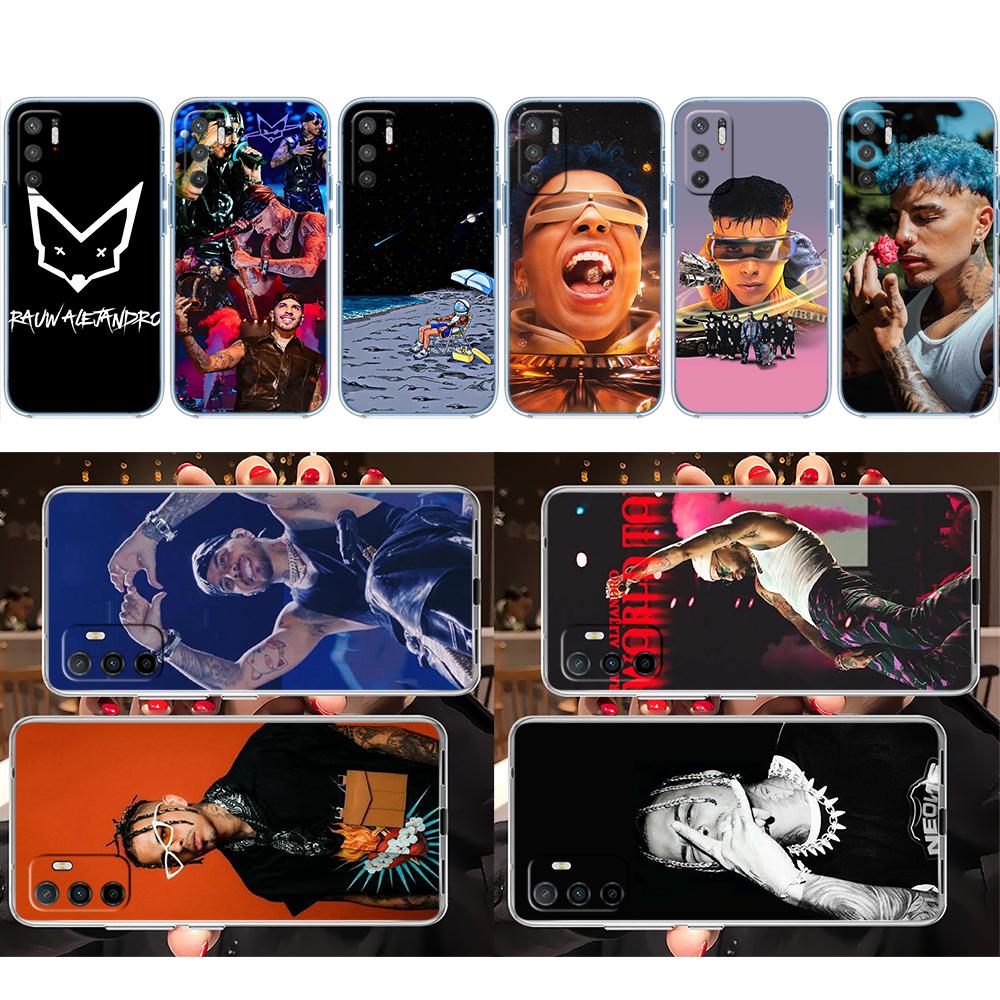 LO83 Rauw Alejandro Soft Shell Transparent Phone Case for Samsung Galaxy A04 A04S A14 A23 A34 A54 M23 M33 M52 M53