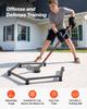 Hockey Training Equipment, 5-Section Adjustable Hockey Stick Handling Trainer, Portable On/Off Ice Trainer, Lightweight Solid Sports Tool for Puck