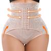Женские трусики с высокой талией для коррекции живота, утягивающие трусы для похудения, трусики с поясом, корректирующее белье, нижнее белье