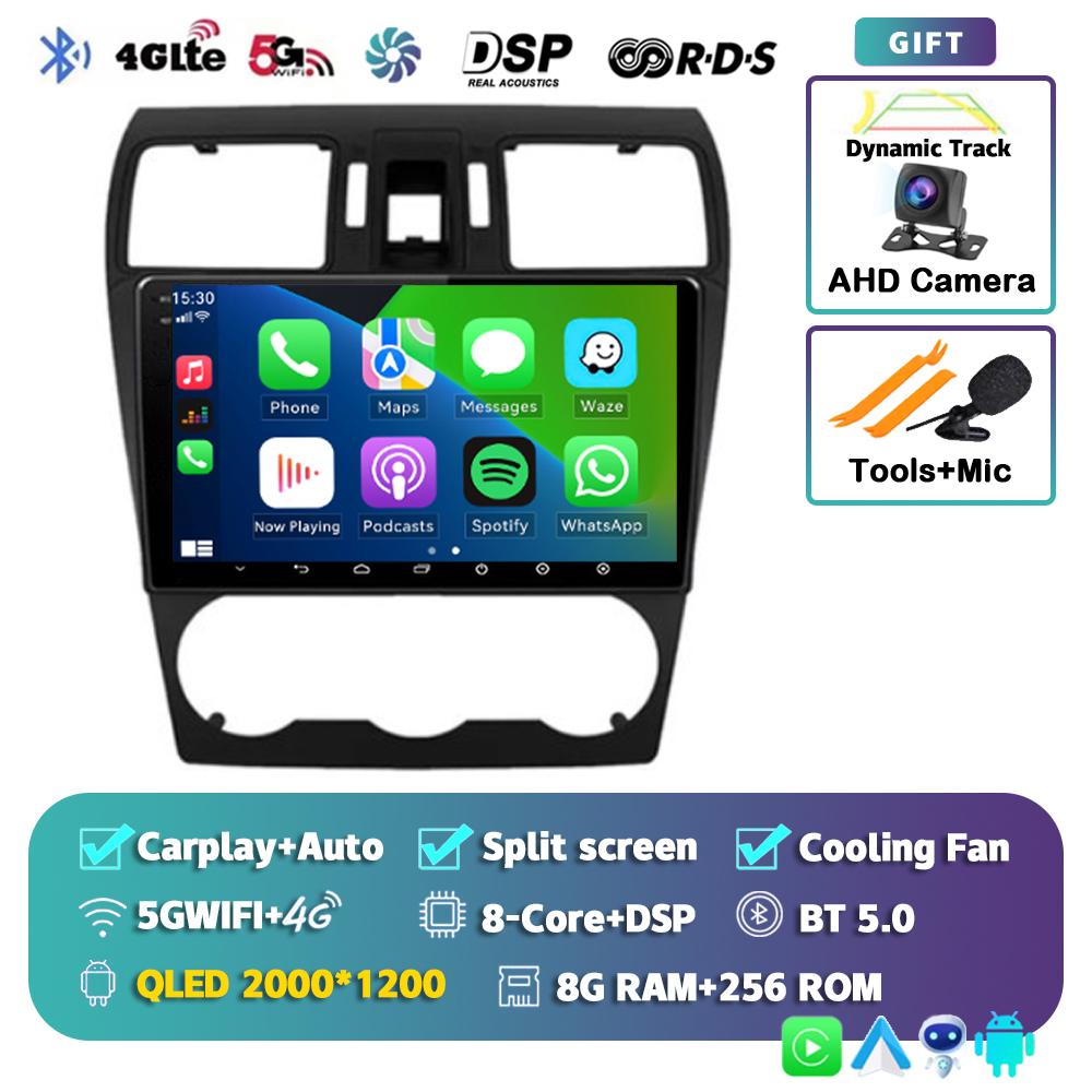 Android 14 Carplay Автомагнитола для Subaru Forester XV WRX 2012 2013 2014 2015 2018 Мультимедийный проигрыватель GPS Стерео DSP WiFi+4G