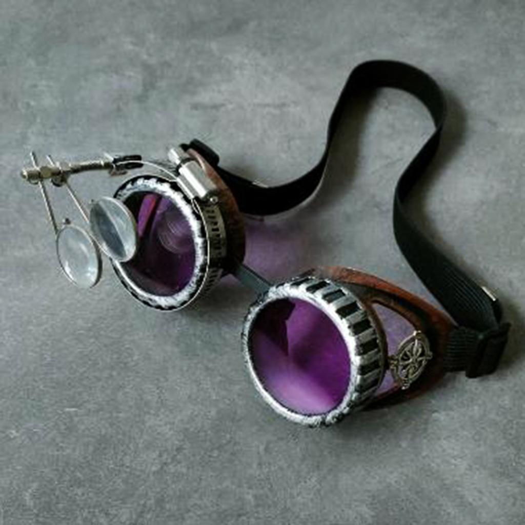 Модернизированные очки в стиле стимпанк, сварочные очки для готического косплея, винтажные очки, костюм для вечеринки в деревенском стиле, карнавальный костюм для женщин и мужчин, подарок