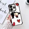 Cartoon Cute Pucca Garu Plating Phone Case For Xiaomi Redmi Note 14 15 Pro Plus 13 12 11 11S 11T 10 9S 9 5G Anti-Fall Airabag Co