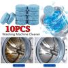 10Pcs Washing Machine Cleaner Descaler Deep Cleaning Effervescent Tablets Remover Deodorant