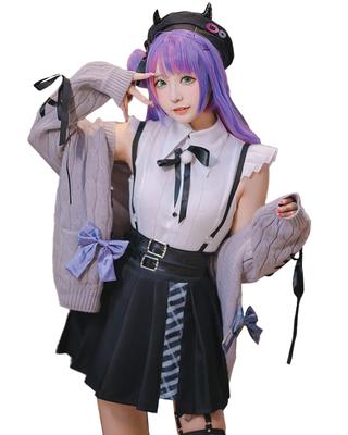 [Milky Time] Hololive Tokoyami Towa Косплей Мина Повседневная одежда Хэллоуин Tokoyami Towa hololive
