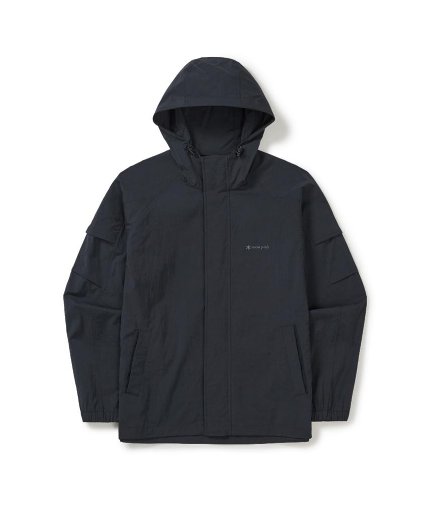 Ветровка Snowpeak Apparel Root с карманом на рукаве (S26Mmrwb62) Темно-синий