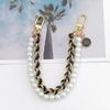 Vintage Pearl Bag Strap For Handbag Double Layer Chain Pearl Phone Lanyard