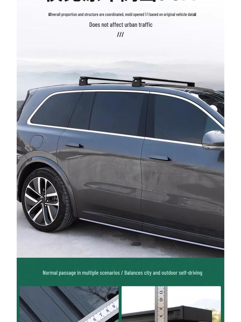 Compatible Roof Rack Crossbars Extension for Ideal L9/L8/L7 Models - Travel Suitcase Modification Accessories
