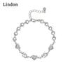 Линдон циркон браслет ювелирные изделия геометрические бусины браслеты-цепочки модный тонкий свадебный подарок для подруги женщин