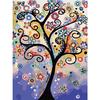Полный 5D Diy Алмазная картина Пейзаж Дерево Алмазная вышивка Крест Стежок Главная Декор Ручной подарок