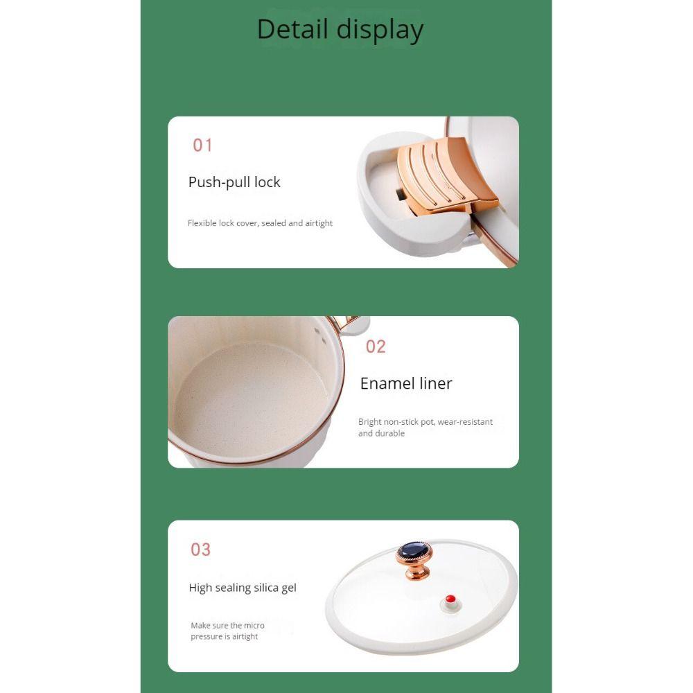 8л большая емкость микро-кастрюля под давлением антипригарная кастрюля для кипячения многофункциональные кухонные кастрюли для кухни