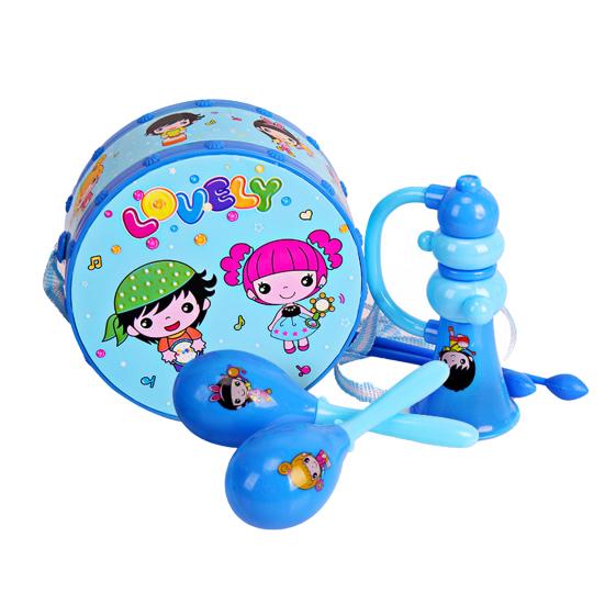 6 шт./компл. Взаимодействие родителей и детей, ABS, интересный рожок, стук руками, детские музыкальные игрушки, детский барабанный набор