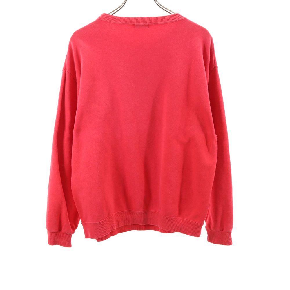 Mickey Family 90-х годов Принт Микки Мауса Тренировочный джемпер с длинным рукавом Мужской Б/У