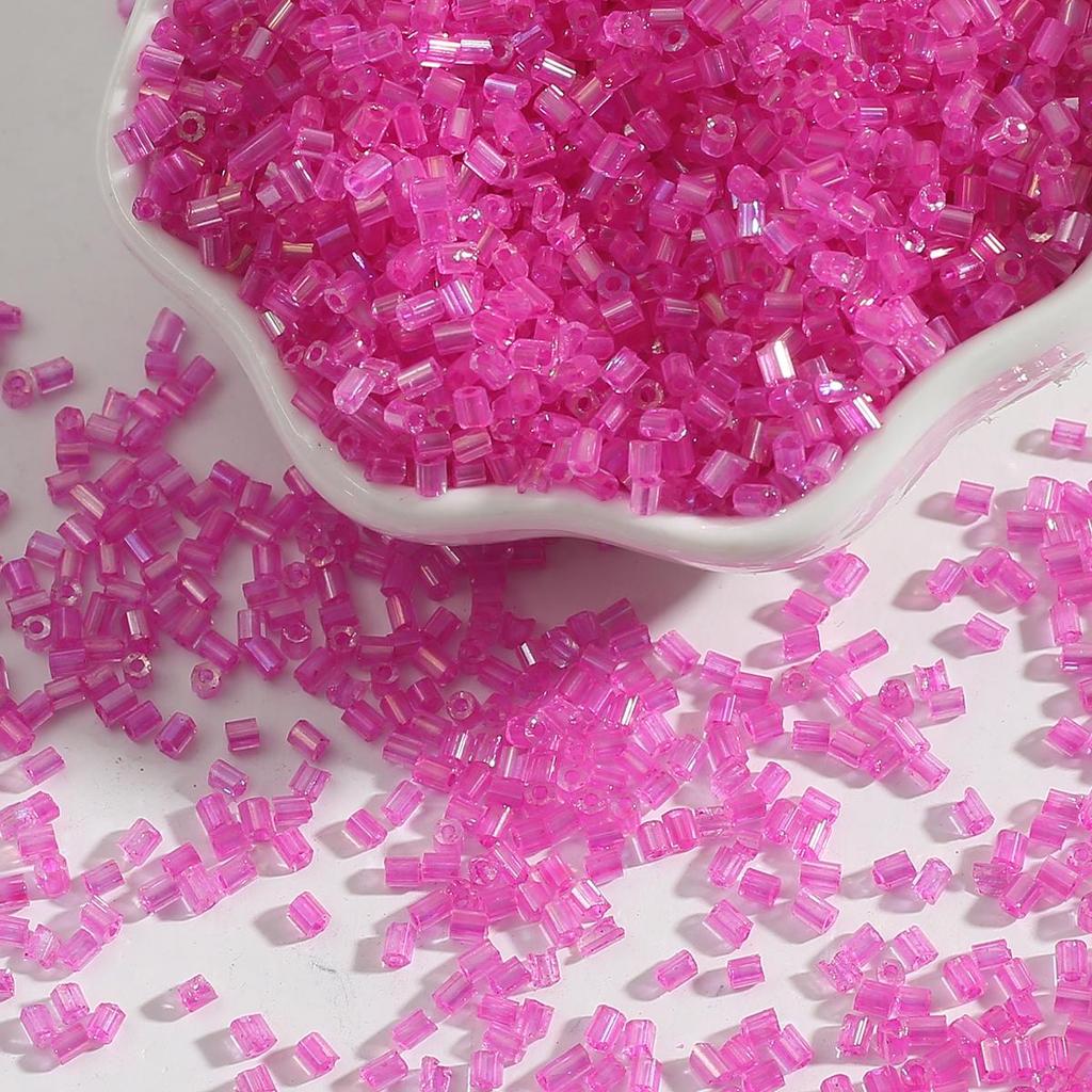 300/700 шт. Чешские цилиндрические стеклянные бисерные бусины-трубочки, европейский посевной бисер, свободные бусины для изготовления ювелирных изделий своими руками