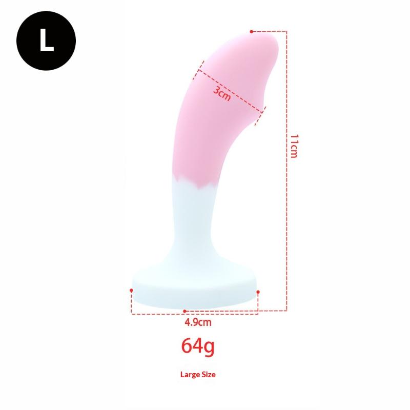 Silicone Anal Dilatancy Dildos Adult Sex Toys Anal Plug G-point Massage Gem Crystal Base Butt Plug Anal Masturbation Stimulator