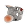 Cosplay Accessory For Women Men Half Face Mask Halloween Masks Mouse Face Cover 3D Animal Mask