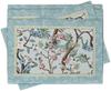 Набор из 4-х салфеток под тарелку в стиле шинуазри с птицами и цветами, винтажные цветочные ветки, обеденные салфетки, декор стола, весенне-летний элегантный декор для дома и кухни 12x18 дюймов