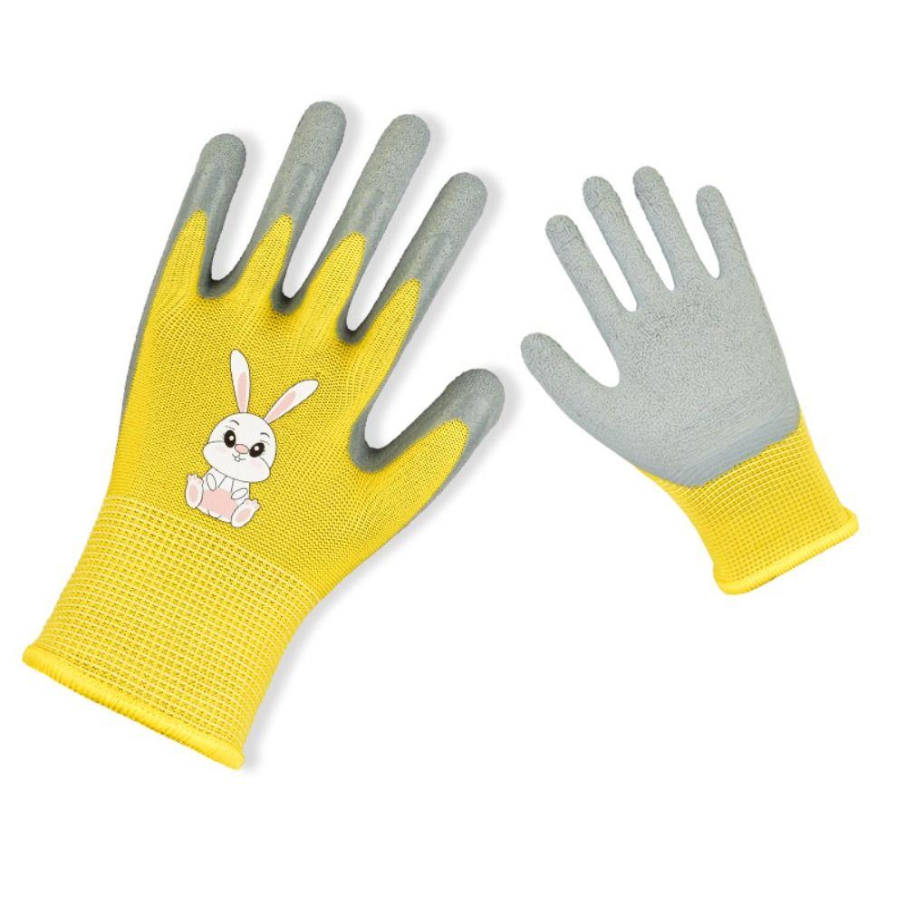 Durable Garden Work Gloves Breathable Children Protective Glove Kid Gardening Gloves  Planting Work