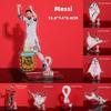 Логотип талисмана футбольной звезды Акриловая игрушка ручной работы Идеально подходит для фанатов Неймара Месси и Роналду