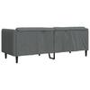3 Seater Sofa in Dark Gray Fabric