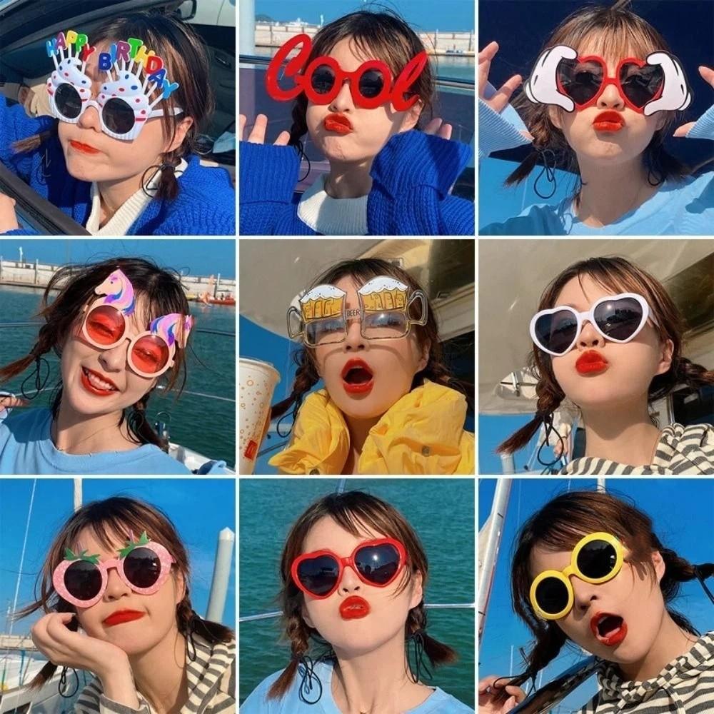 Cartoon Mask Funny Glasses Minnie Eyeglasses Cosplay Glasses Personality Photo Props Glasses Party