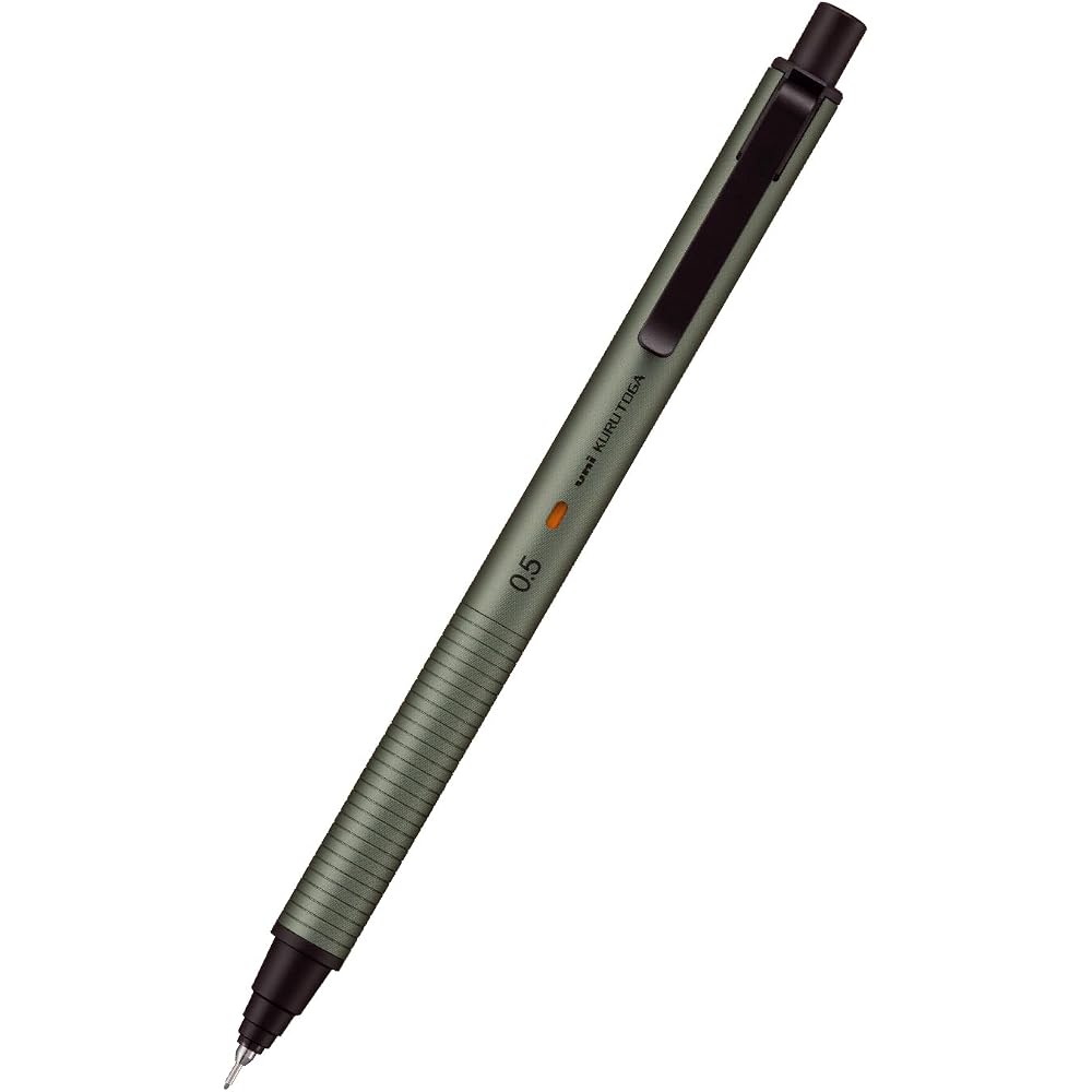 Mitsubishi Pencil Kurutoga Metal 0.5mm Phantom Gray Mechanical Pencil