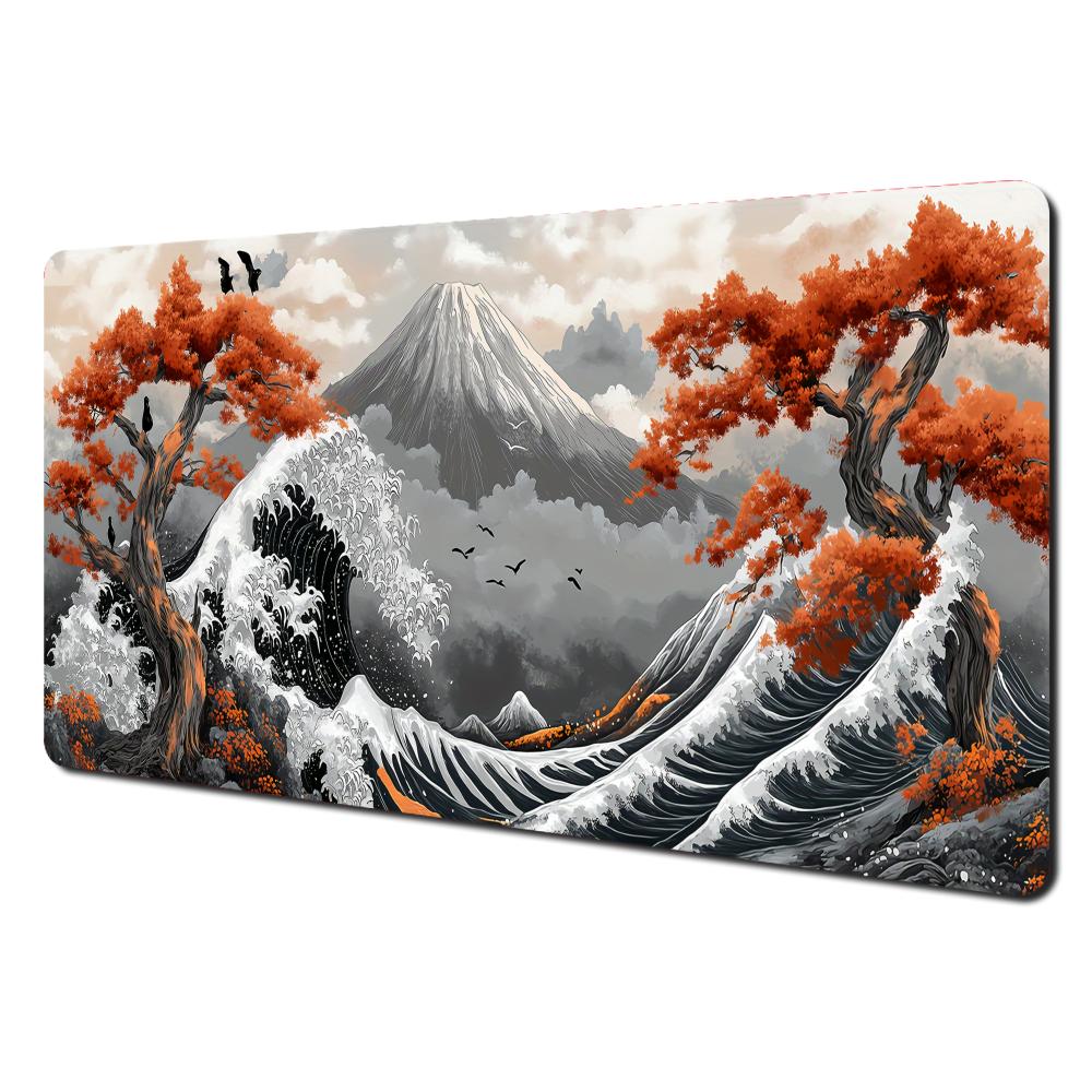 Surreal Fantasy Landscape Design Mouse Pad Desk Mat Gaming pad NonSlip Stitched Edge desk accessories Computer office mousepads
