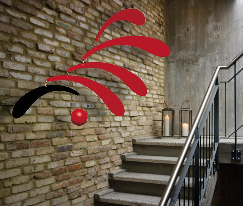 Импортный мобильный Frenstead, мобильное украшение для интерьера, скандинавское украшение, искусство, плавный ритм, красный FSM130003, поставляется с косметической коробкой для малышей, разное