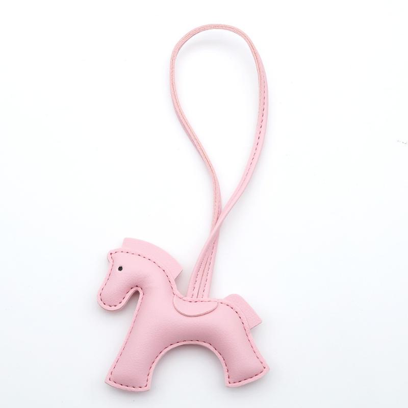 High-End All-Match Pu Leather Mini Pony Pendant For Women Multi-Colored Pony Bag Accessories Car Pendant Birthday Gift