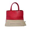 BOTTEGAVENETA Сумка Intrecciato из кожи ягненка Красная унисекс Б/у