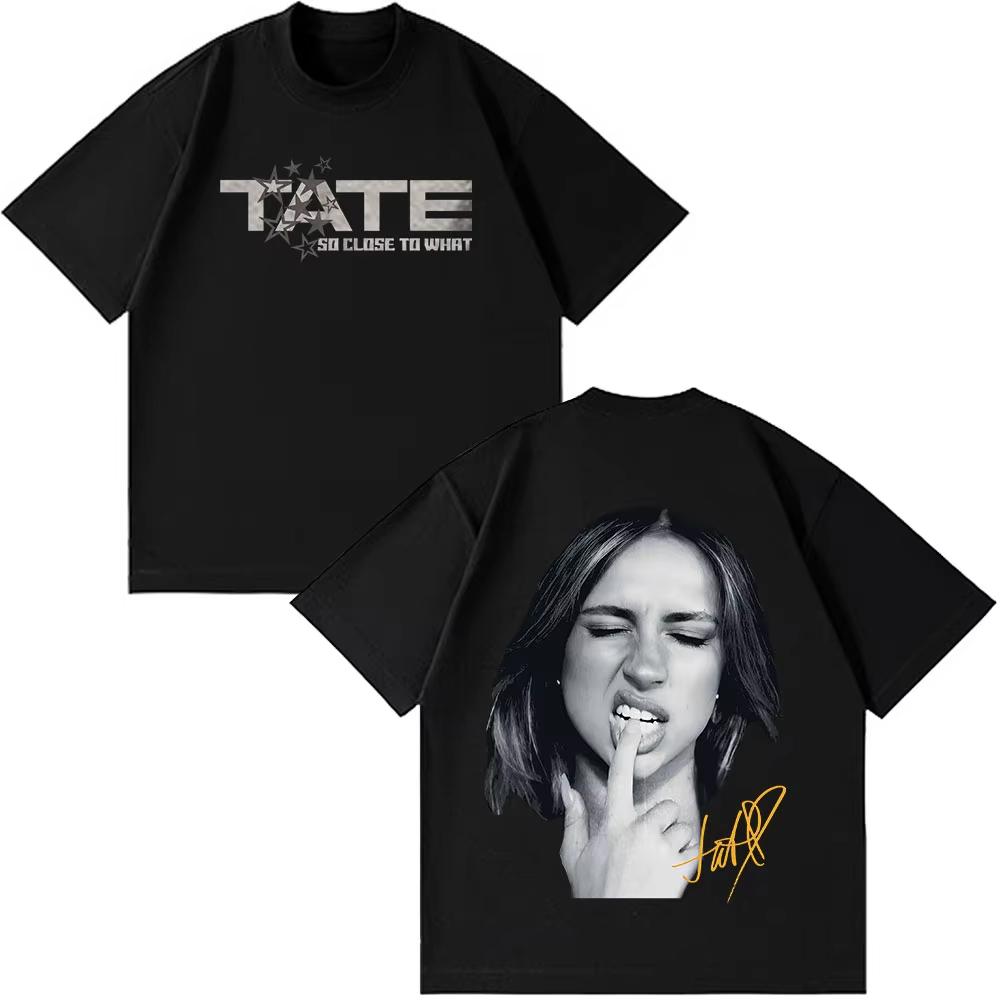 Tate Mcrae Album So Close To What Miss Possessive 2026 World Tour Tshirts Men Women Short Sleeve T Shirts Casual Tshirt