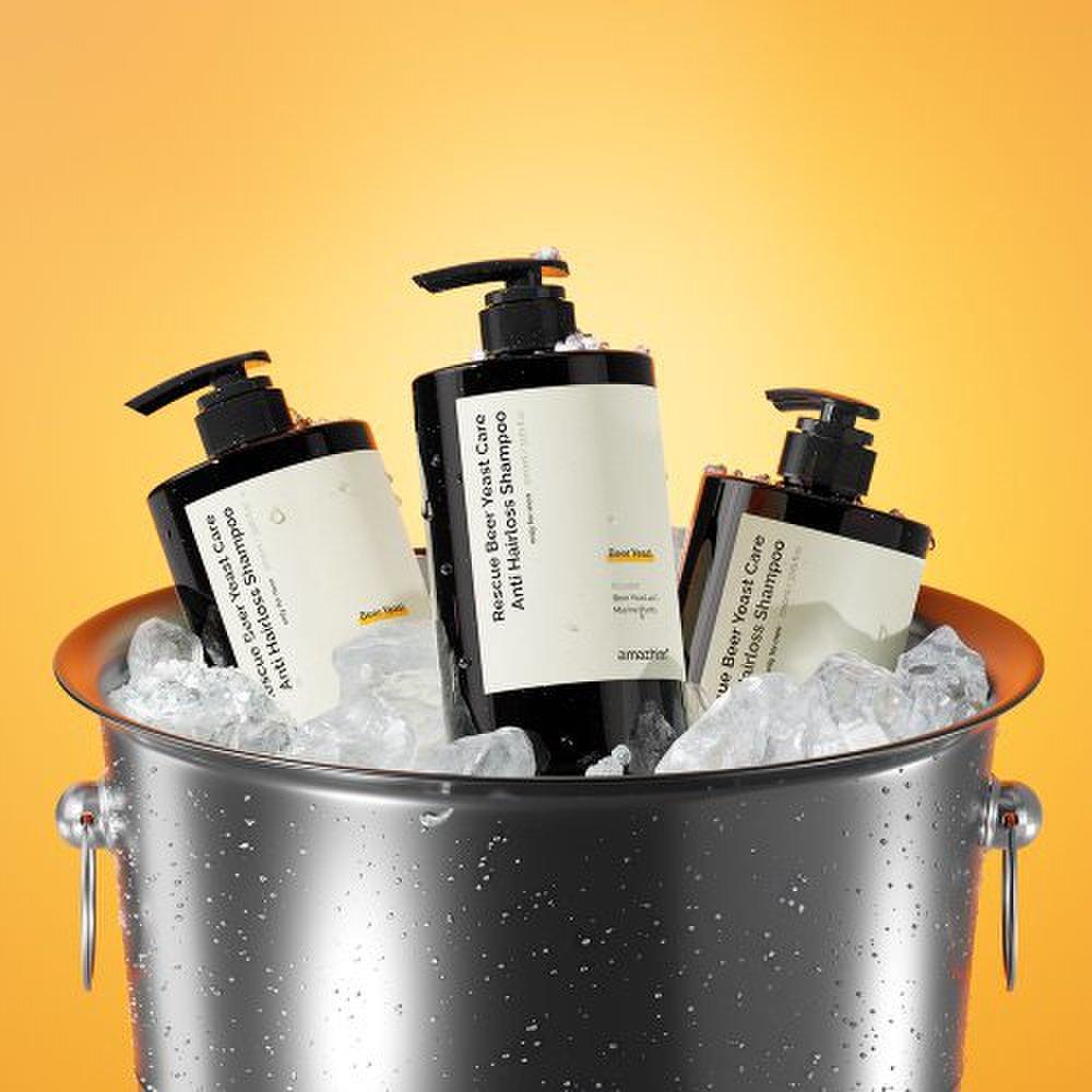 Amazhim Rescue Beer Yeast 40 Scalp Care Anti-Hair Loss Shampoo Large Capacity 1000ml