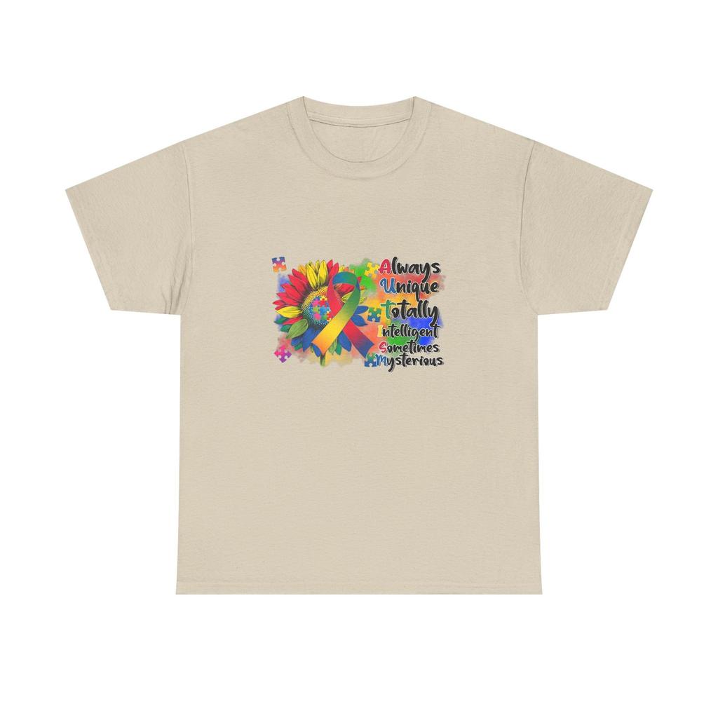 Autism Awareness Ribbon Tee Shirt - ADHD Aspergers ASD T-Shirt