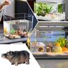 Fish Tank Bubbler Resin Aquarium Bubbler Hippo Fish Pump Pneumatic Air Stone Gallon Realistic Landscape Decoration For Living