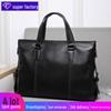 Men's Genuine Leather Casual Handbag - 14" Cowhide Computer & Business Crossbody Briefcase