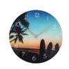 Key Stone Glass Wall Clock Beach F Approximately CL056272 Size 30 D3.5