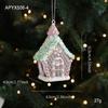 PVC Xmas Hanging Pendant Pop Corn 3D Pink Pendant New Style DIY Lollipop Ornaments  Holiday Decor