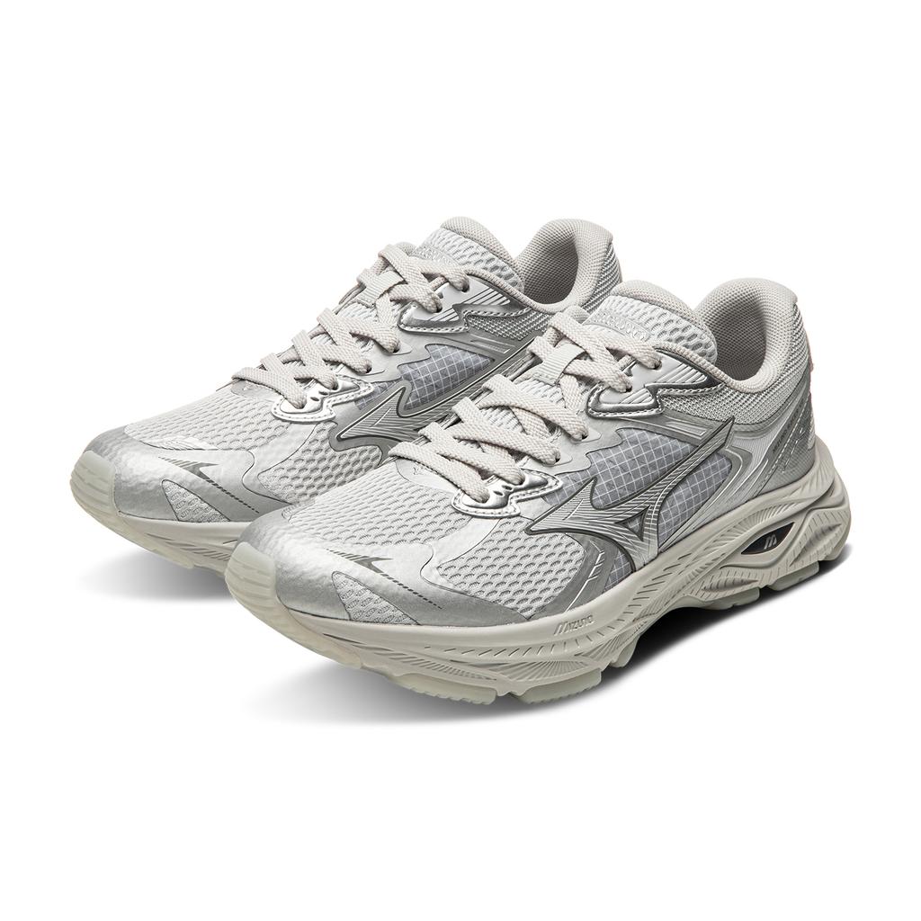 Mizuno Racer V2 Soda White Модные Повседневные Для Поездок на Работу Спортивные Удобные Низкие Кроссовки Унисекс Серебристый D1GH250607