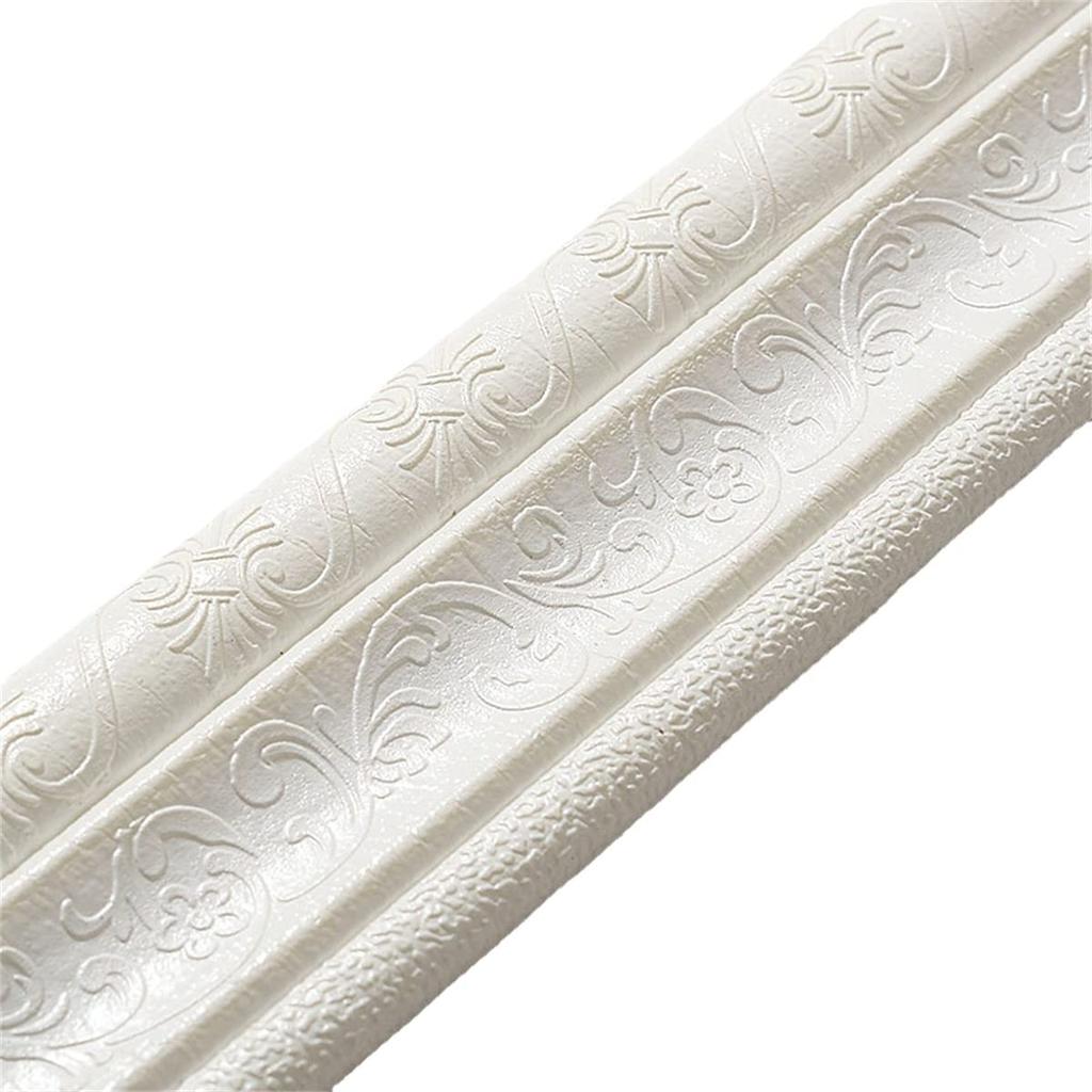 Настенный стикер Линия талии ПВХ Пена Замена Плинтуса Мягкий Сильная Адгезия Настенная Кромка 230см Х 8см 3D