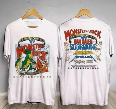 Винтажная футболка Monsters of Rock Tour 1988