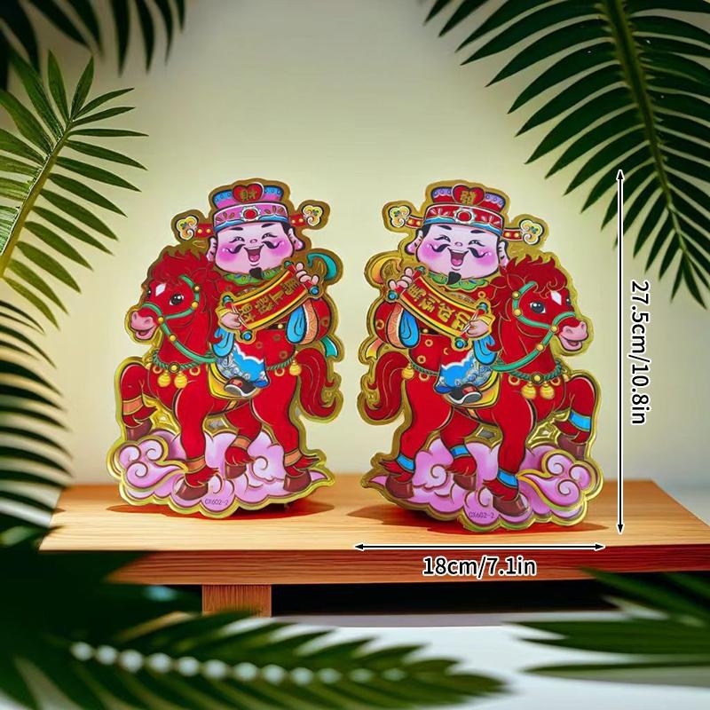 Chinese New Year  Horse Window Sticker Spring Festival Couplets Happy New Year Decoraitons  Year Of The Horse Decor