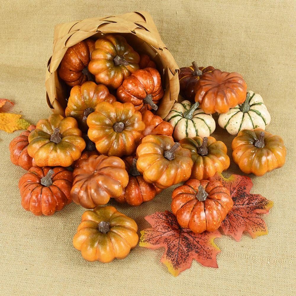 Durable Simulated Foam Pumpkin Ornament Pumpkin Model Creative Artificial Pumpkin Pumpkin Prop