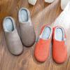 Cotton Slippers Women's Autumn and Winter Couples Fleece Non-slip Thick-bottomed Warm Slippers Men's Winter Supermarket