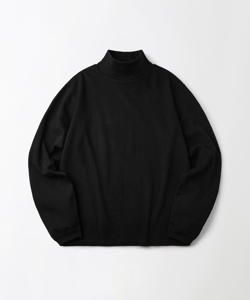 OUTSTANDING Turtleneck Long Sleeve Tee_Black