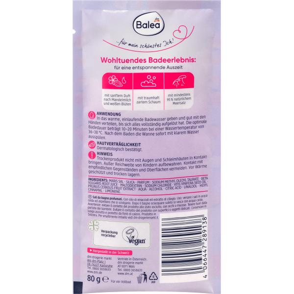 Германия DM Balea Balea Wonderful You Соль для ванны 80 г